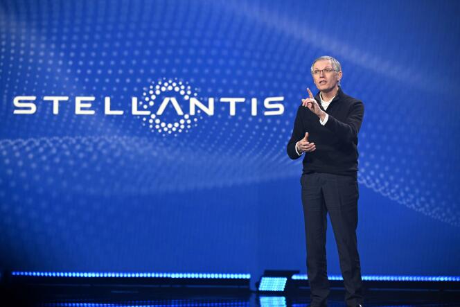 Carlos Tavares, à Las Vegas (Nevada, Etats-Unis), le 5 janvier 2023.