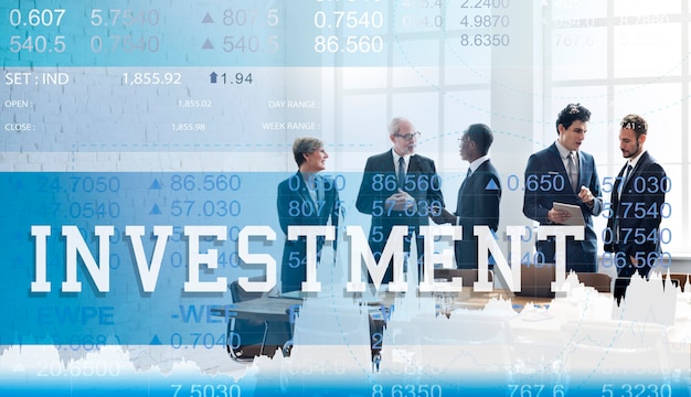 Investissement, économie, finance, entreprise, commerce, concept