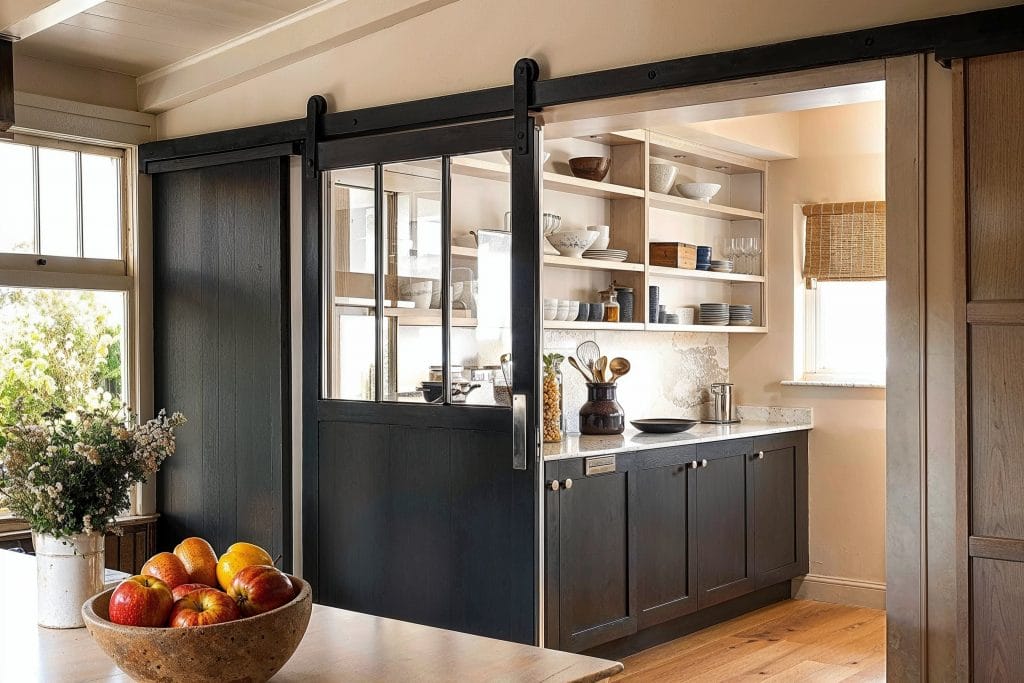 Décoration de ferme moderne dans un intérieur de cuisine par Decorilla