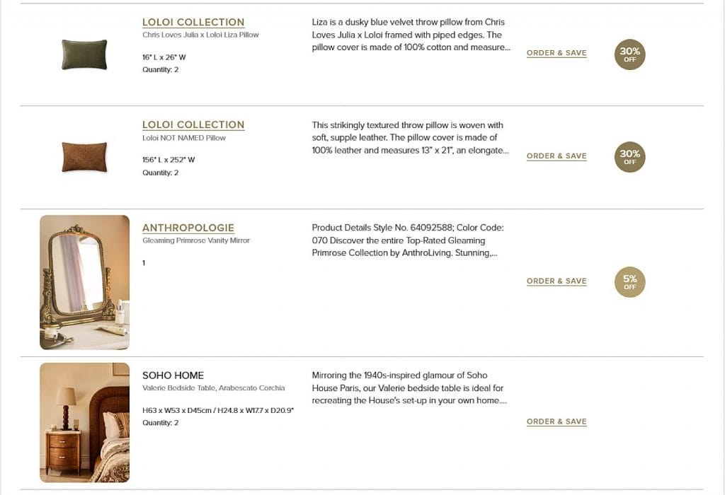 Liste de courses par Decorilla