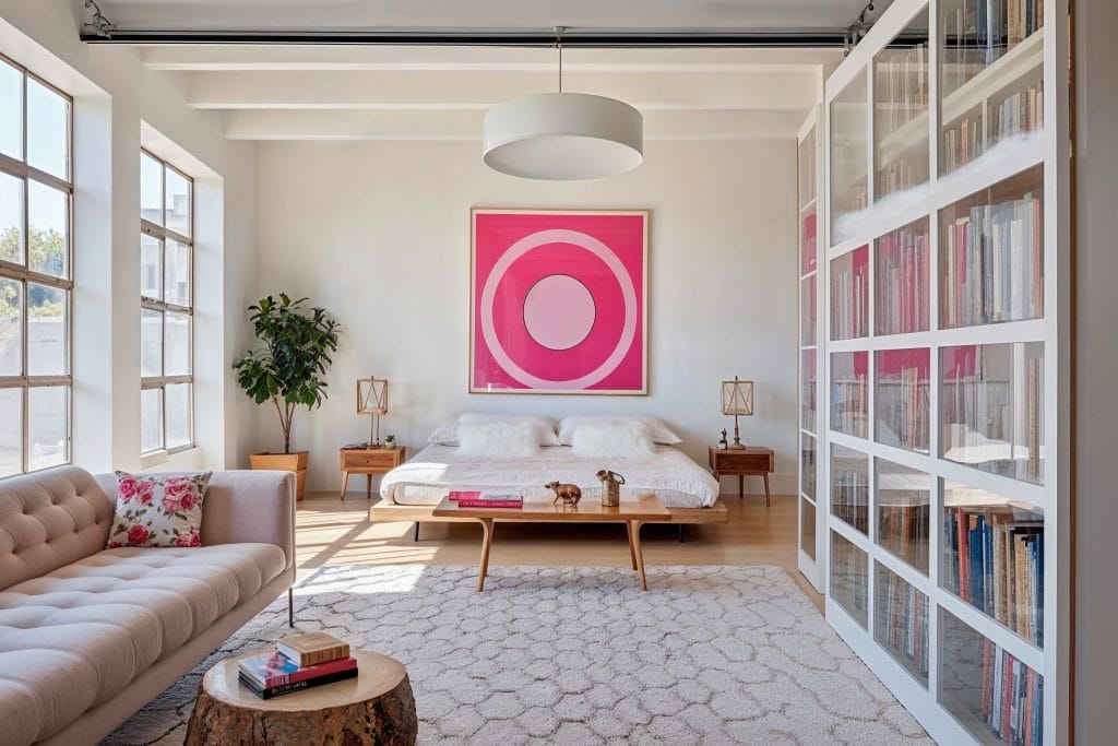 Chambre féminine du milieu du siècle par Decorilla