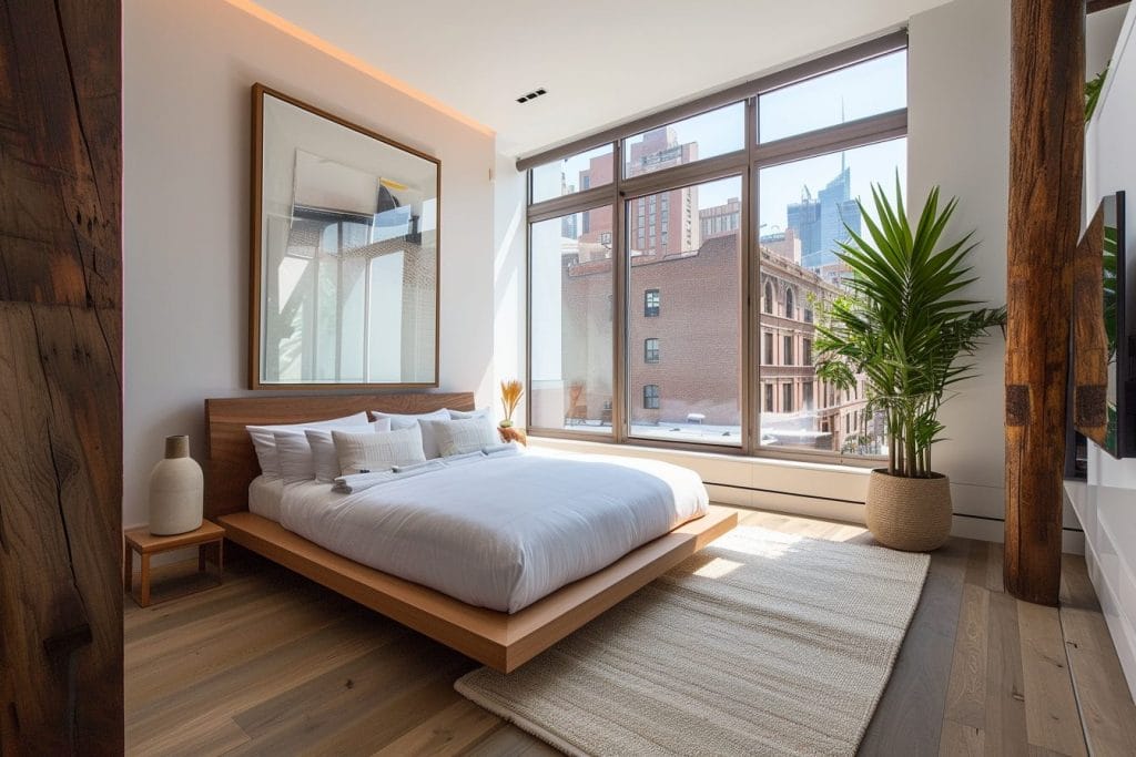 Inspiration de chambre moderne du milieu du siècle par DECORILLA