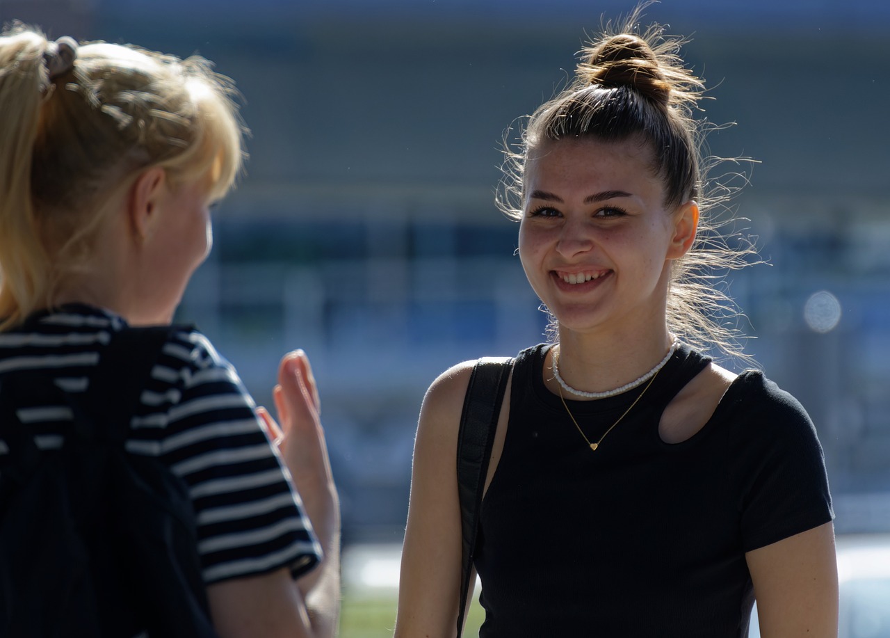 Femmes, Parler, Amis image