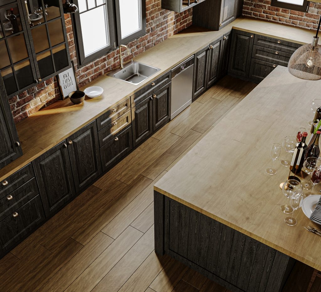 Des couches de matériaux naturels définissent cette maison rustique de montagne par décoroulla