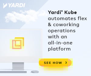 Yardi Kube automatise les opérations de flexion et de coworking