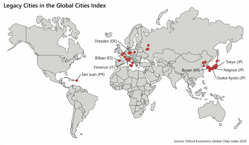 Cities héritées: centres historiques qui doivent réapprendre des leçons de