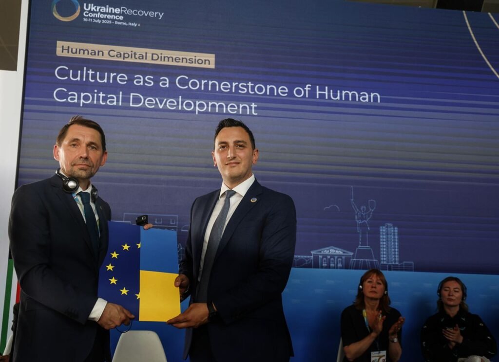 TOCHYTSKYI - Micallef - Ukraine Recovery Conference - Photo © Union européenne 2025