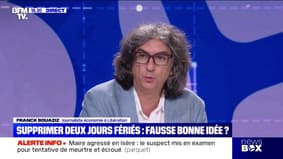 Jours f&eacute;ri&eacute;s/budget 2026: "Ces deux jours seront travaill&eacute;s sans r&eacute;mun&eacute;ration suppl&eacute;mentaire", explique Franck Bouaziz, journaliste &eacute;conomie chez Lib&eacute;ration