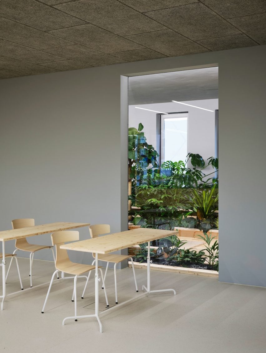 Espace événementiel dans le bureau allemand