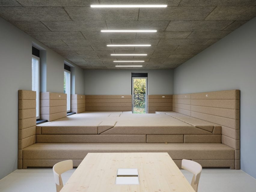 Espace de travail en feutre