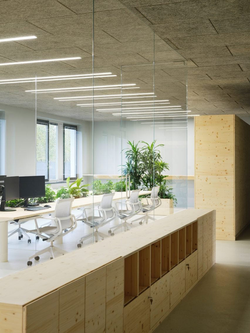 Zeller & Moye intégrent des plantes dans un bureau à Bochum