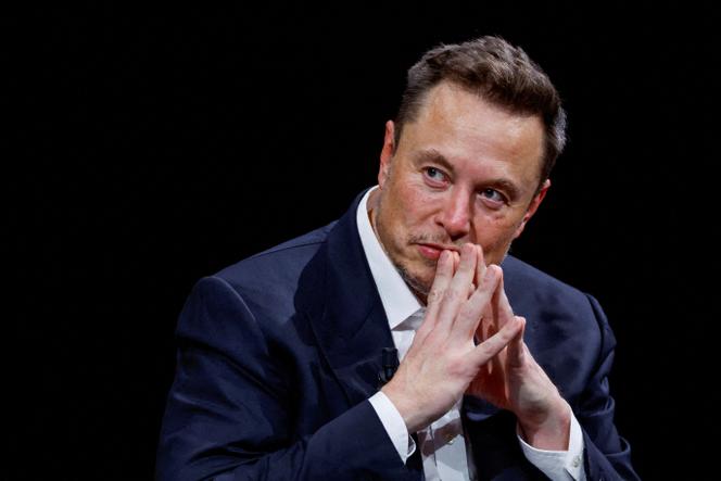 Elon Musk au salon Viva Technology, à Paris, le 16 juin 2023 .
