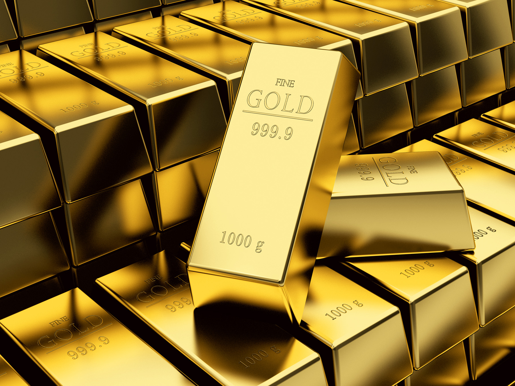 Gold bars: source, Pearson Asset Library file L1107535 Pourquoi le plus ancien Haven du monde est de retour