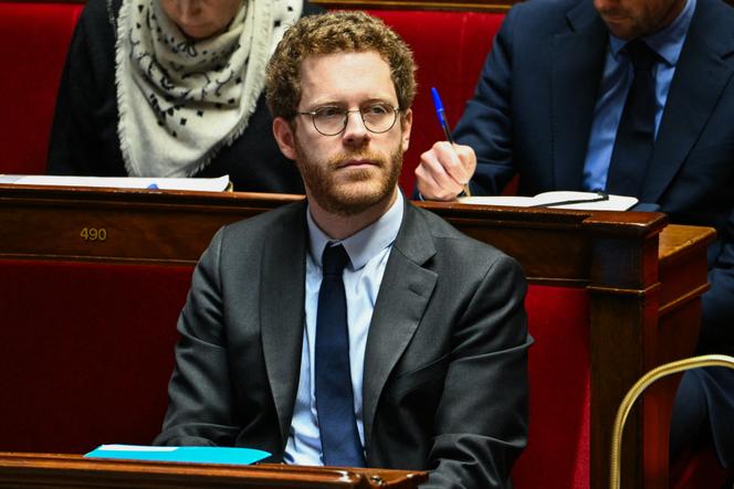 David Amiel, ministre délégué chargé de la fonction publique et de la réforme de l’Etat, à l’Assemblée nationale, à Paris, le 28 octobre 2025.