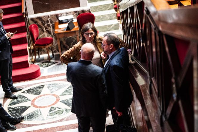 La députée (Horizons) de Seine-Maritime Agnès Firmin Le Bodo, l’une des autrices du rapport, à l’Assemblée nationale, à Paris, le 5 décembre 2025.