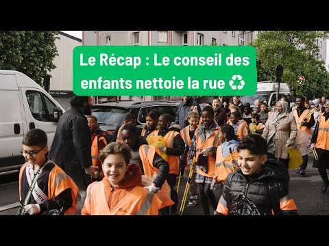 , (vitry-sur-seine (94)): Le Récap : Le conseil des enfants nettoie la rue