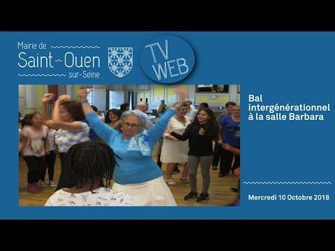 , Saint-Ouen-sur-Seine,Bal bleu intergénérationnel