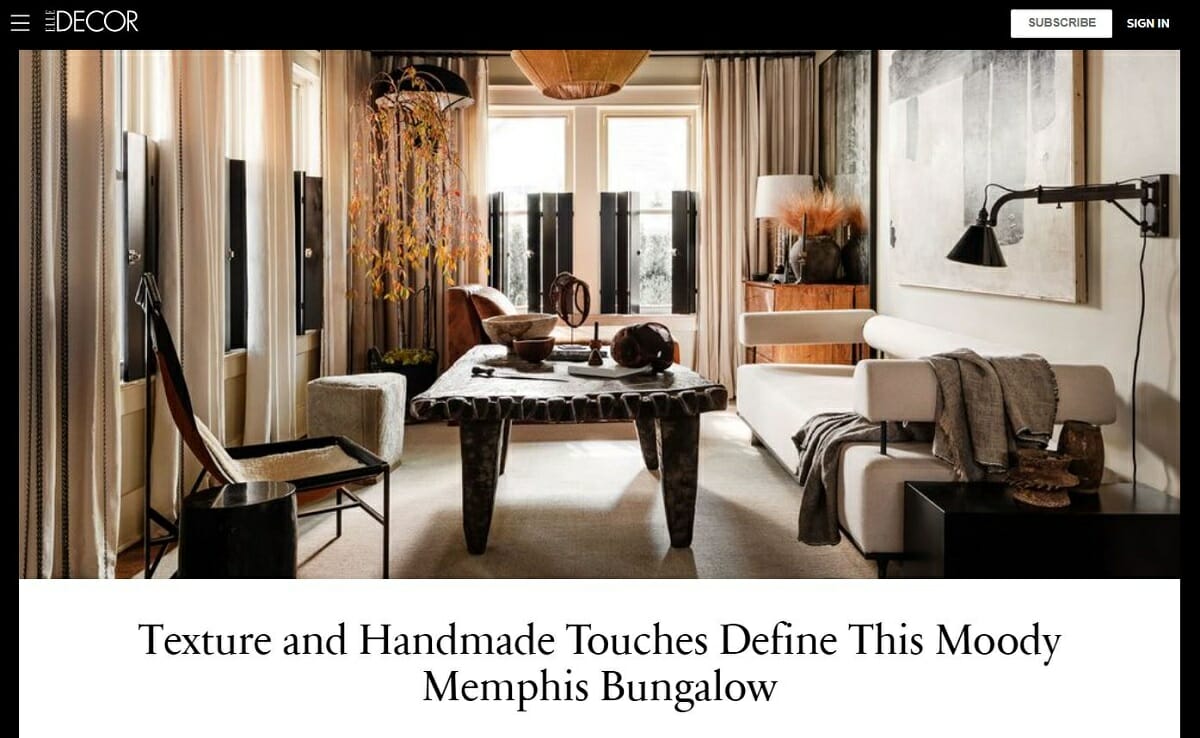 Meilleurs sites de décoration d'intérieur - Elle Decor