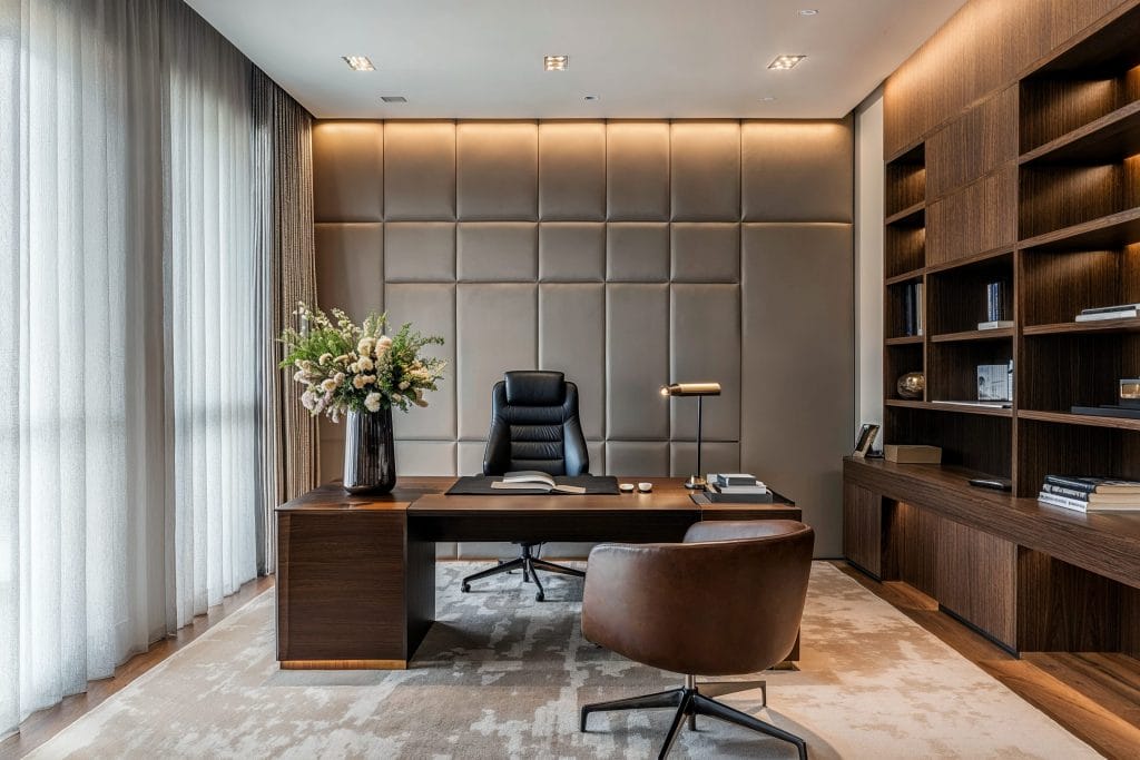Idées d'arrière-plan pour le bureau à domicile « Prêt pour le zoom » par Decorilla